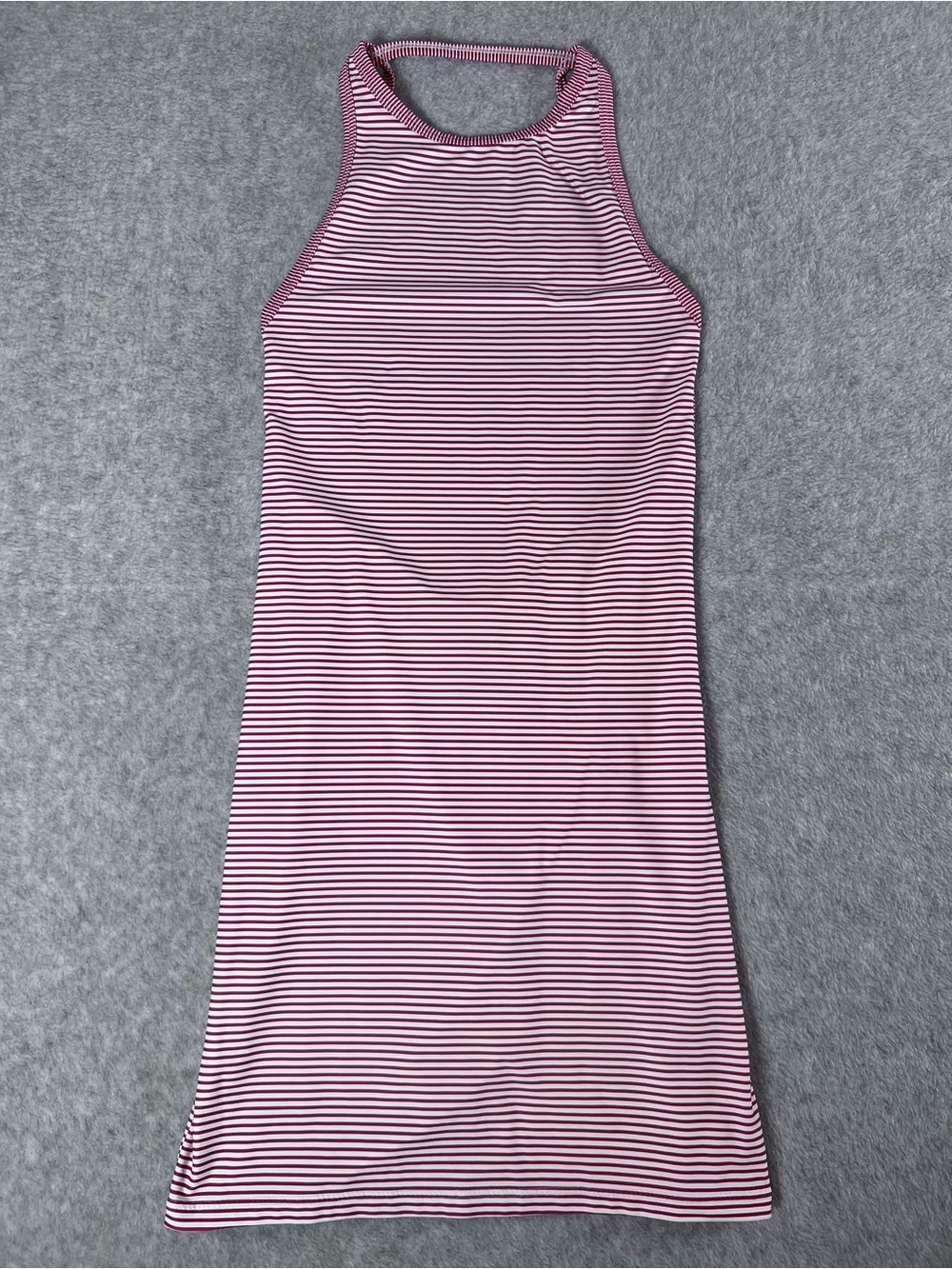 Vince Camuto Swim Dress Low Cut Back Red White Stripes Size Small - Picture 10 of 15